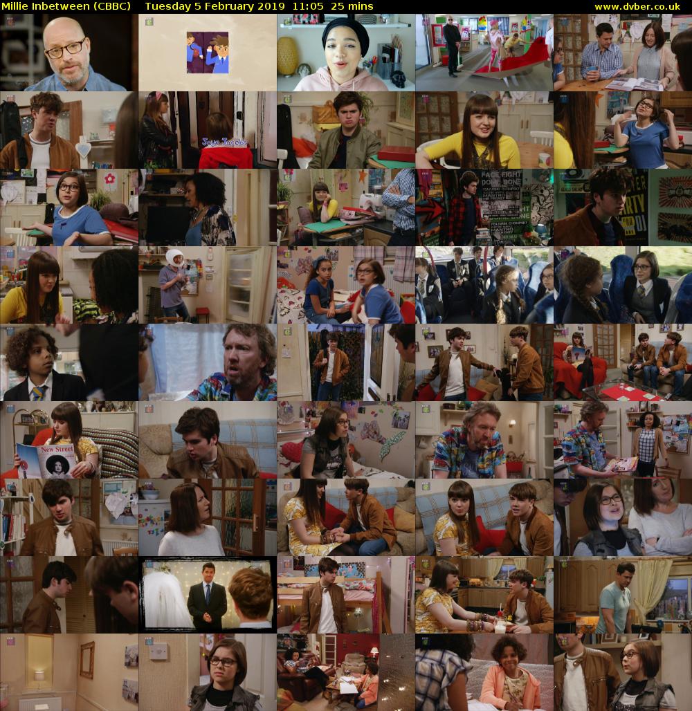 Millie Inbetween (CBBC) Tuesday 5 February 2019 11:05 - 11:30