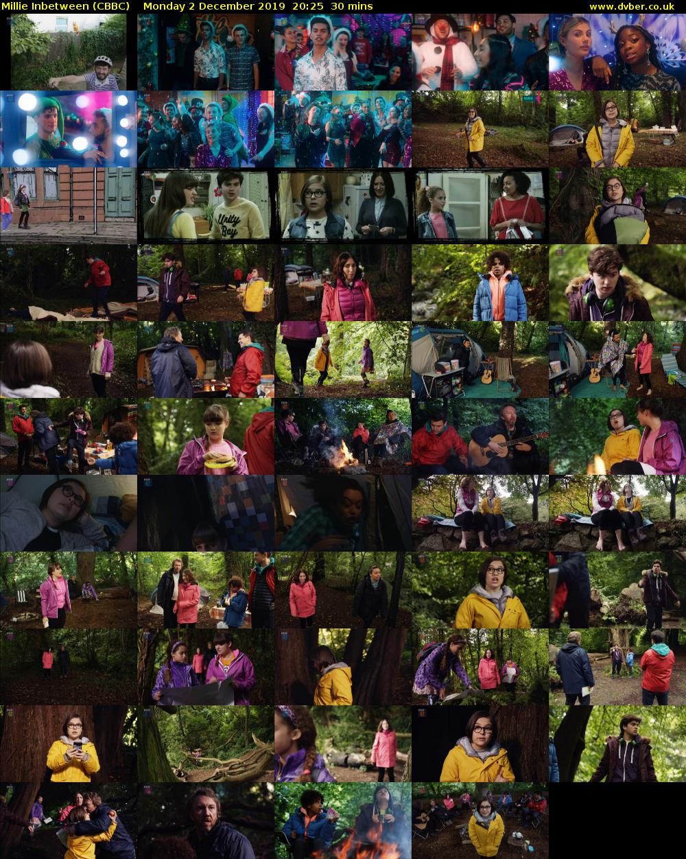 Millie Inbetween (CBBC) Monday 2 December 2019 20:25 - 20:55