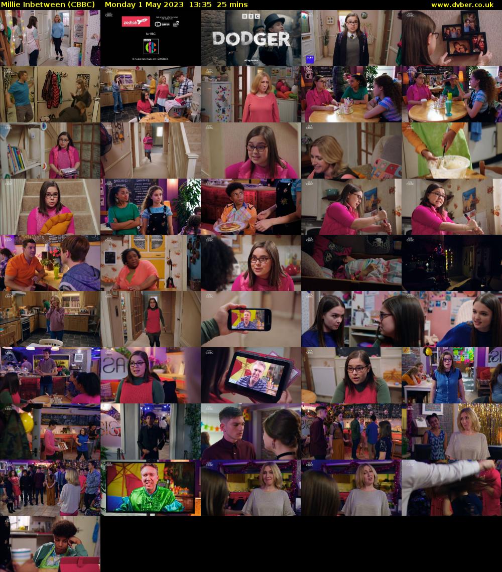 Millie Inbetween (CBBC) Monday 1 May 2023 13:35 - 14:00
