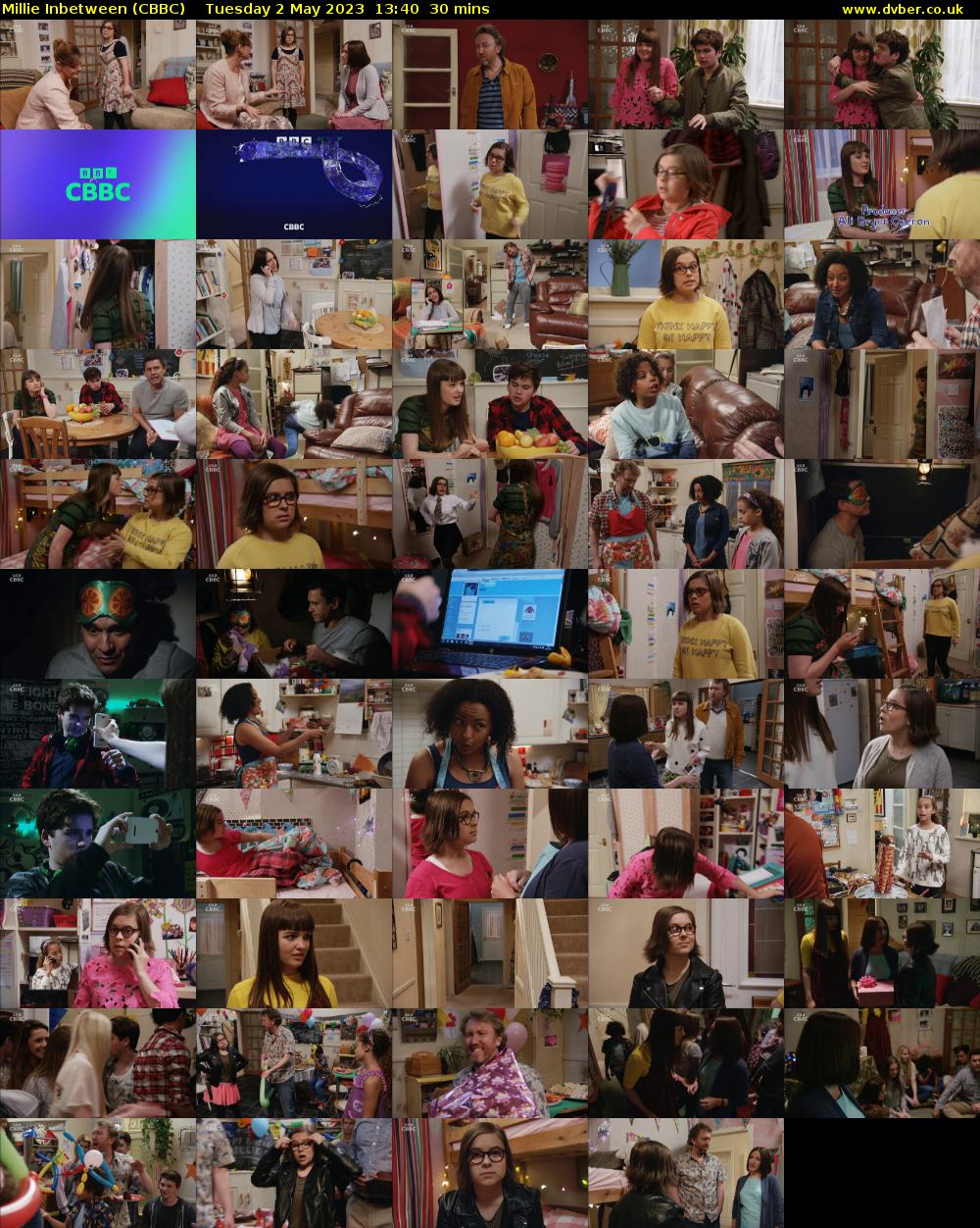 Millie Inbetween (CBBC) Tuesday 2 May 2023 13:40 - 14:10