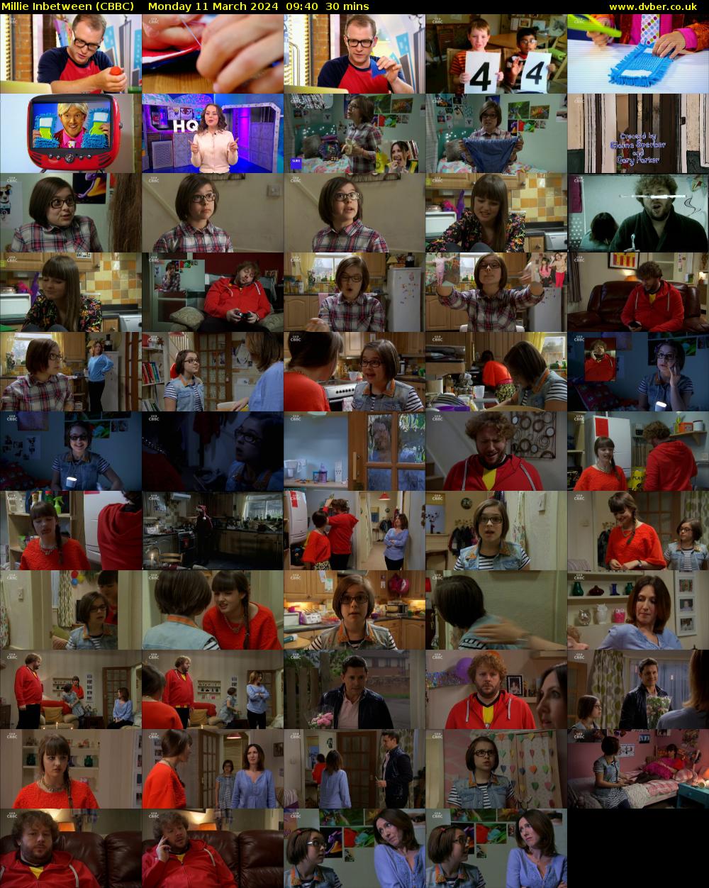 Millie Inbetween (CBBC) Monday 11 March 2024 09:40 - 10:10