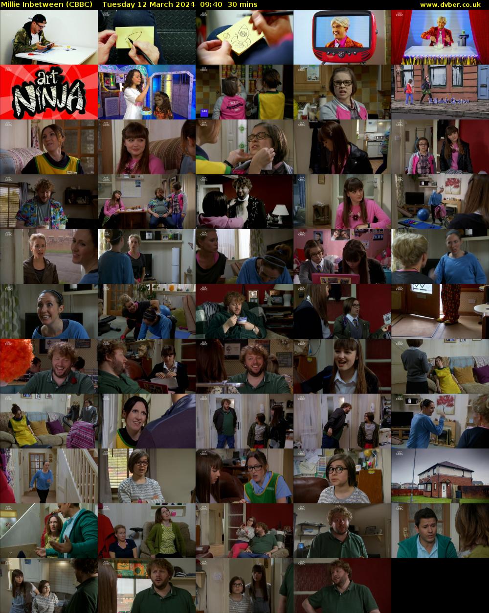 Millie Inbetween (CBBC) Tuesday 12 March 2024 09:40 - 10:10