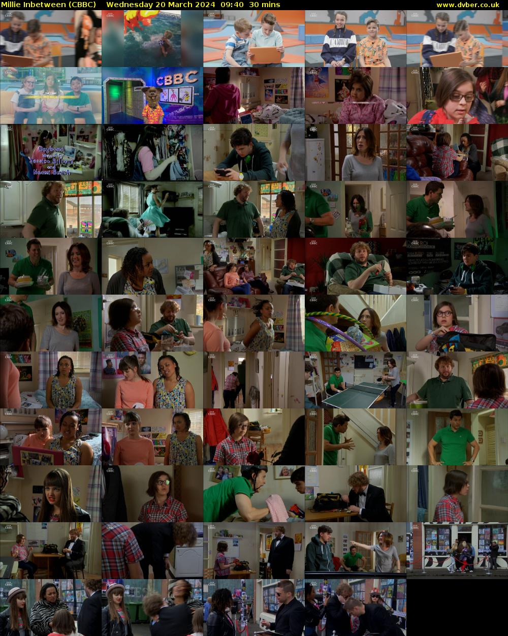 Millie Inbetween (CBBC) Wednesday 20 March 2024 09:40 - 10:10