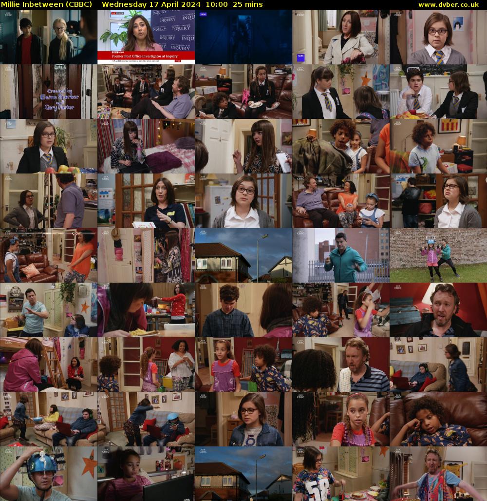 Millie Inbetween (CBBC) Wednesday 17 April 2024 10:00 - 10:25
