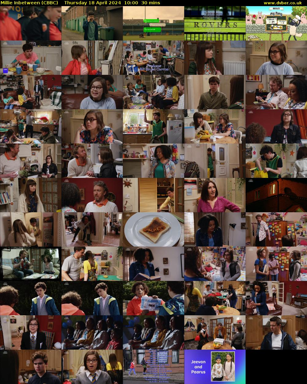 Millie Inbetween (CBBC) Thursday 18 April 2024 10:00 - 10:30