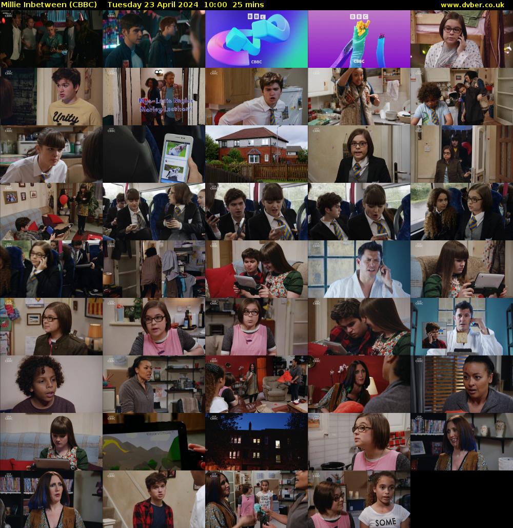 Millie Inbetween (CBBC) Tuesday 23 April 2024 10:00 - 10:25