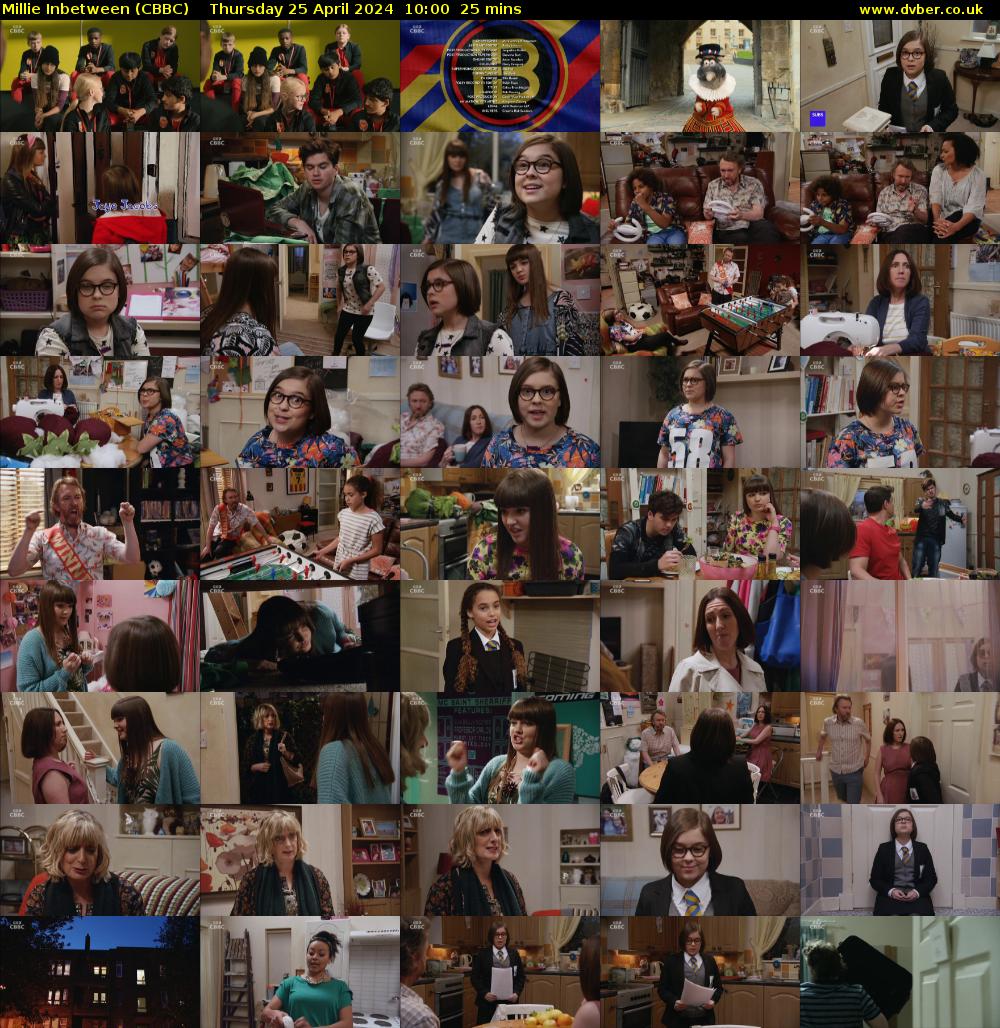 Millie Inbetween (CBBC) Thursday 25 April 2024 10:00 - 10:25