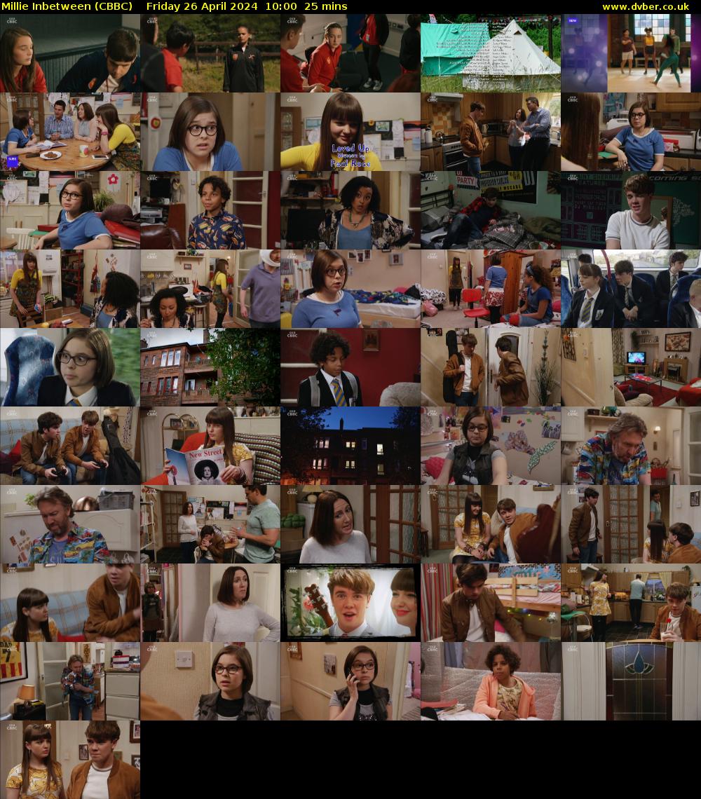 Millie Inbetween (CBBC) Friday 26 April 2024 10:00 - 10:25