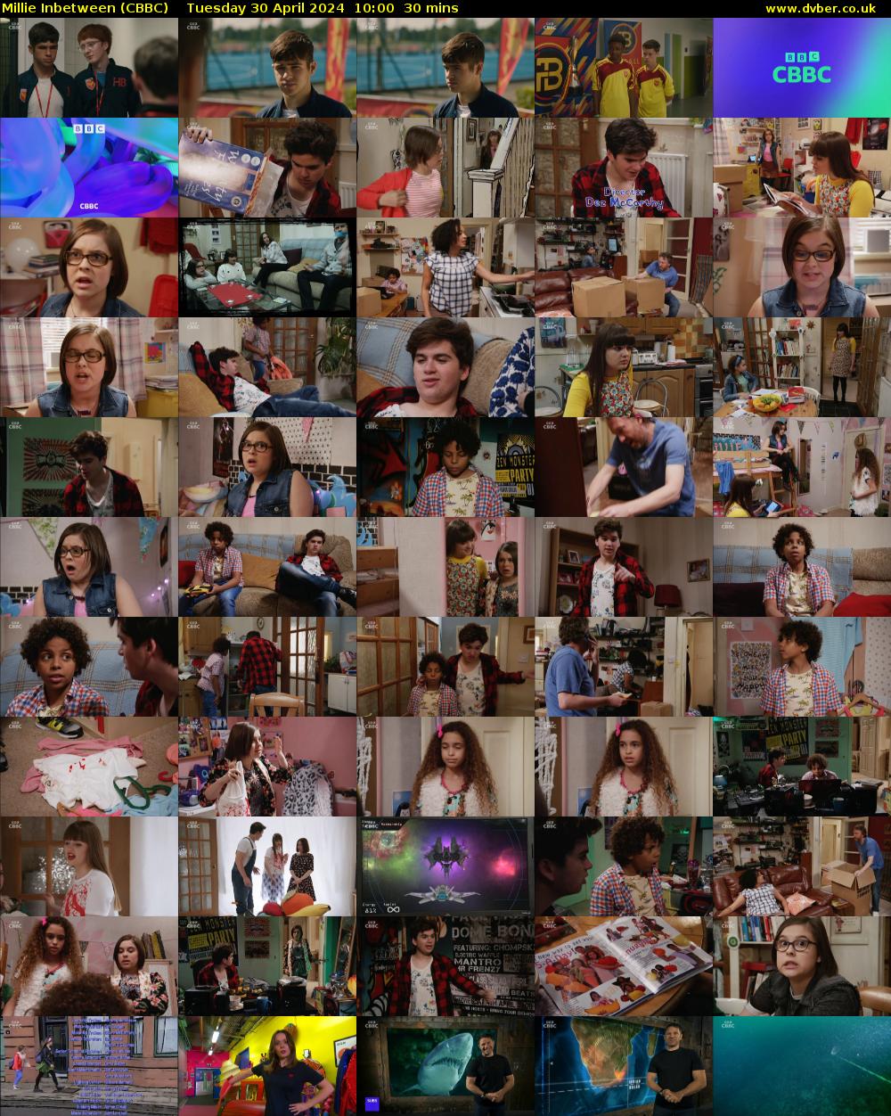 Millie Inbetween (CBBC) Tuesday 30 April 2024 10:00 - 10:30