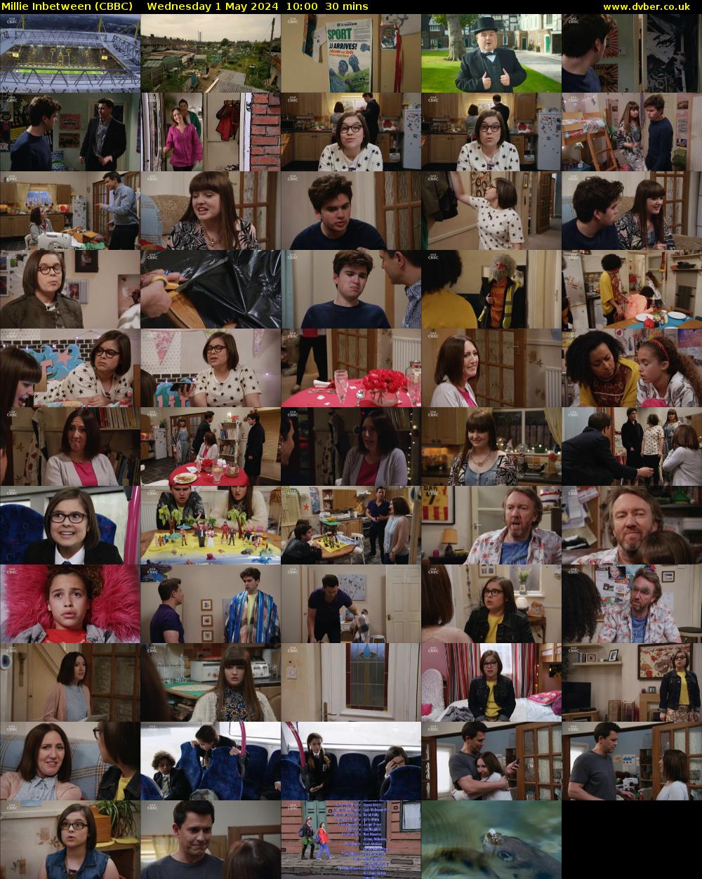 Millie Inbetween (CBBC) Wednesday 1 May 2024 10:00 - 10:30