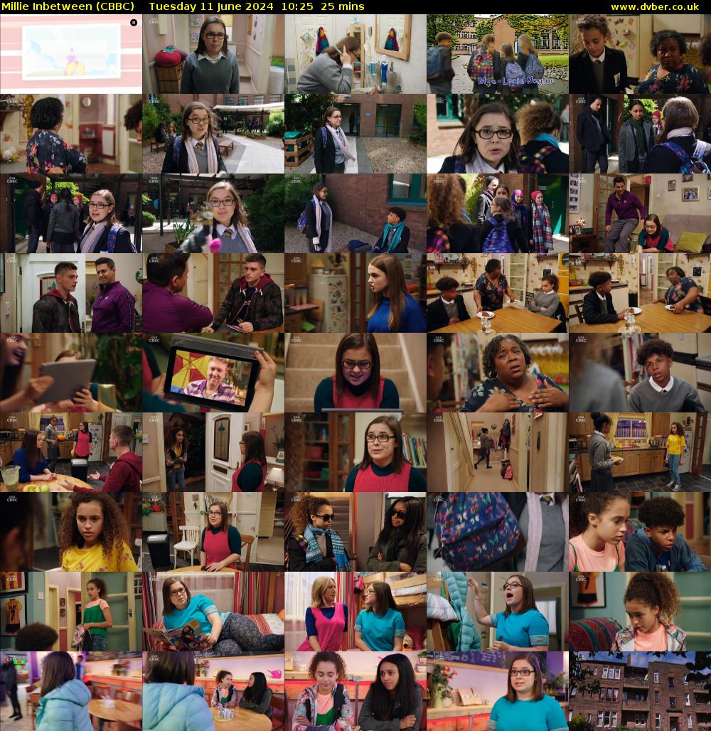 Millie Inbetween (CBBC) Tuesday 11 June 2024 10:25 - 10:50