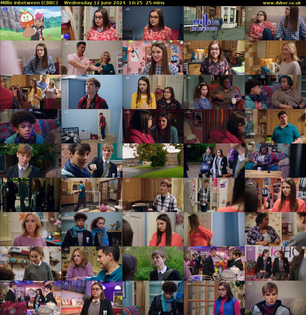 Millie Inbetween (CBBC) Wednesday 12 June 2024 10:25 - 10:50