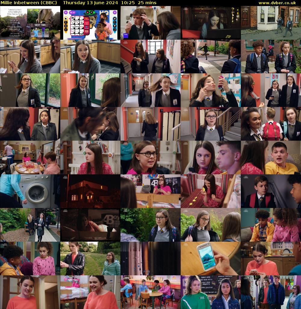 Millie Inbetween (CBBC) Thursday 13 June 2024 10:25 - 10:50