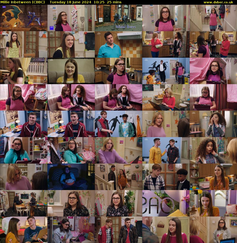 Millie Inbetween (CBBC) Tuesday 18 June 2024 10:25 - 10:50