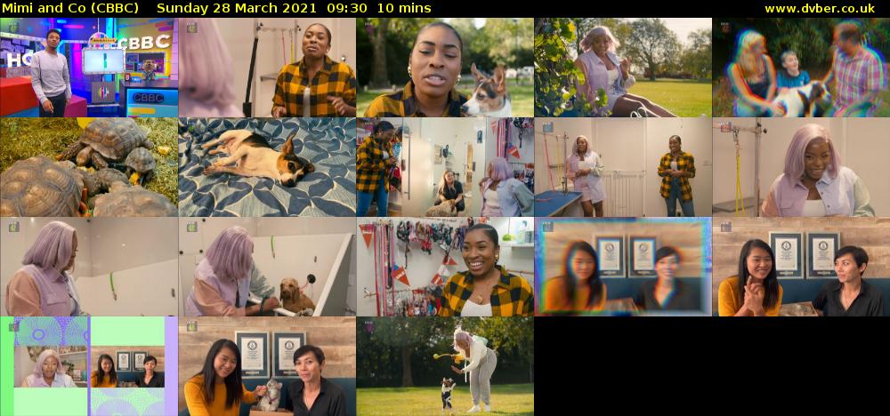 Mimi and Co (CBBC) Sunday 28 March 2021 09:30 - 09:40