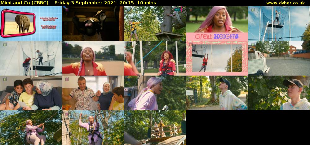 Mimi and Co (CBBC) Friday 3 September 2021 20:15 - 20:25