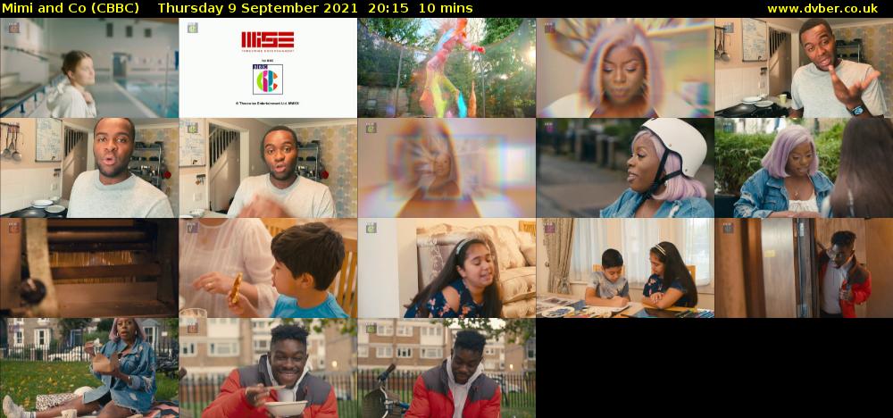 Mimi and Co (CBBC) Thursday 9 September 2021 20:15 - 20:25