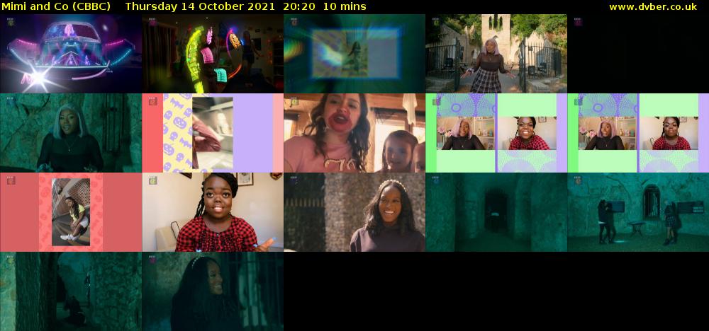 Mimi and Co (CBBC) Thursday 14 October 2021 20:20 - 20:30