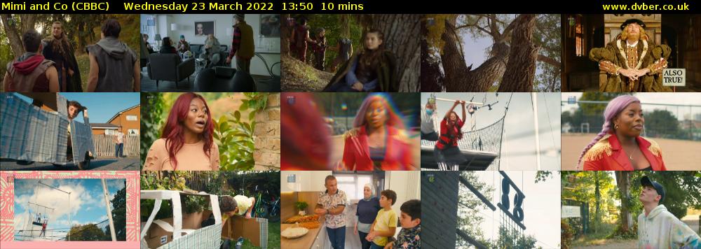 Mimi and Co (CBBC) Wednesday 23 March 2022 13:50 - 14:00