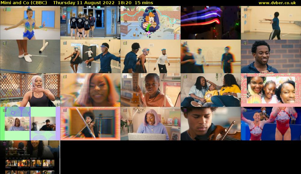 Mimi and Co (CBBC) Thursday 11 August 2022 18:20 - 18:35