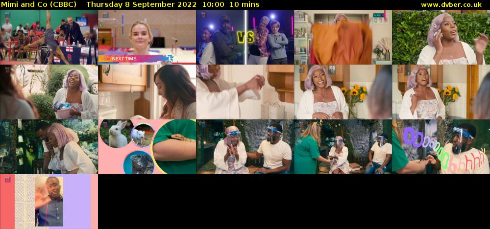 Mimi and Co (CBBC) Thursday 8 September 2022 10:00 - 10:10