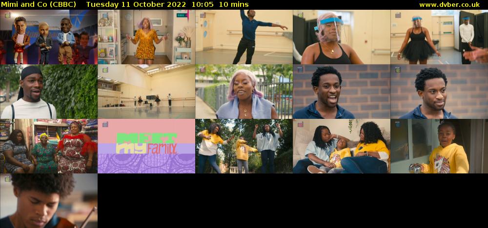 Mimi and Co (CBBC) Tuesday 11 October 2022 10:05 - 10:15
