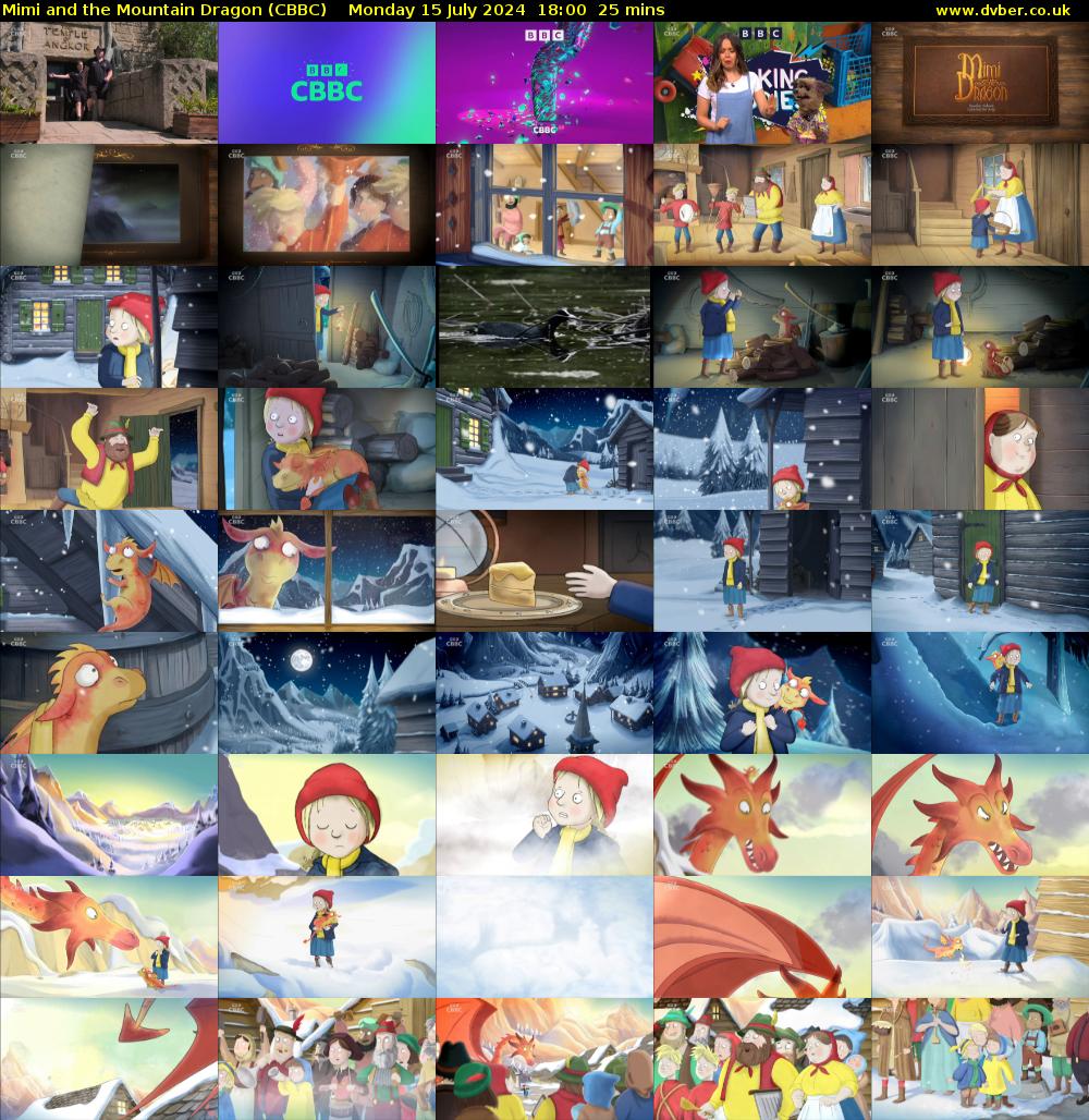 Mimi and the Mountain Dragon (CBBC) Monday 15 July 2024 18:00 - 18:25