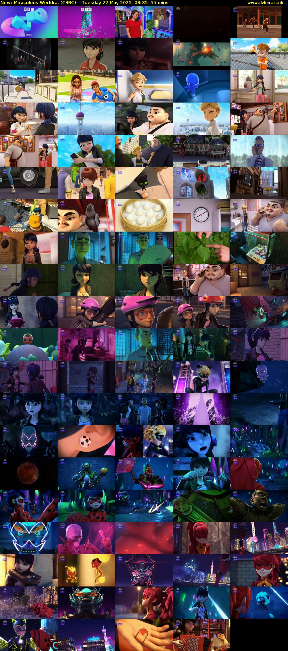Miraculous World:... (CBBC) Tuesday 27 May 2025 08:35 - 09:30