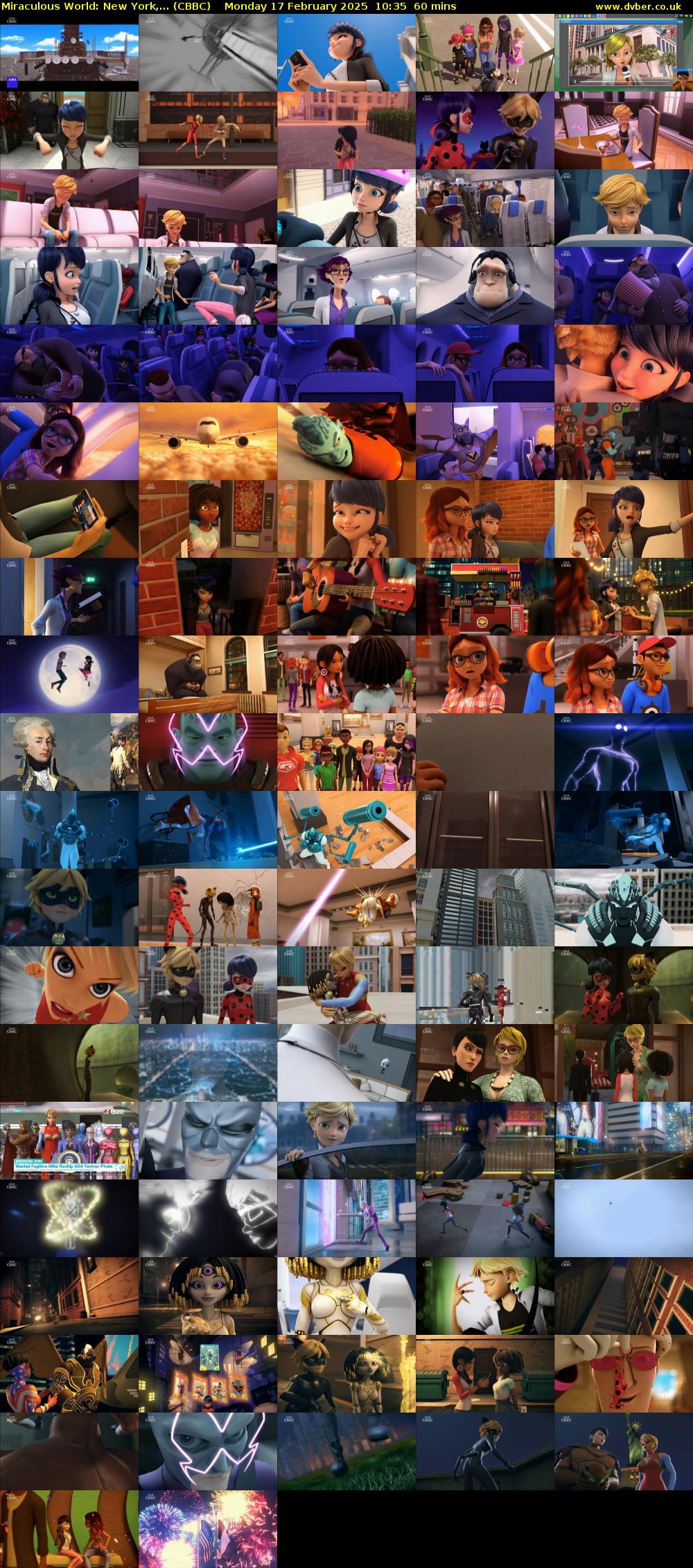Miraculous World: New York,... (CBBC) Monday 17 February 2025 10:35 - 11:35