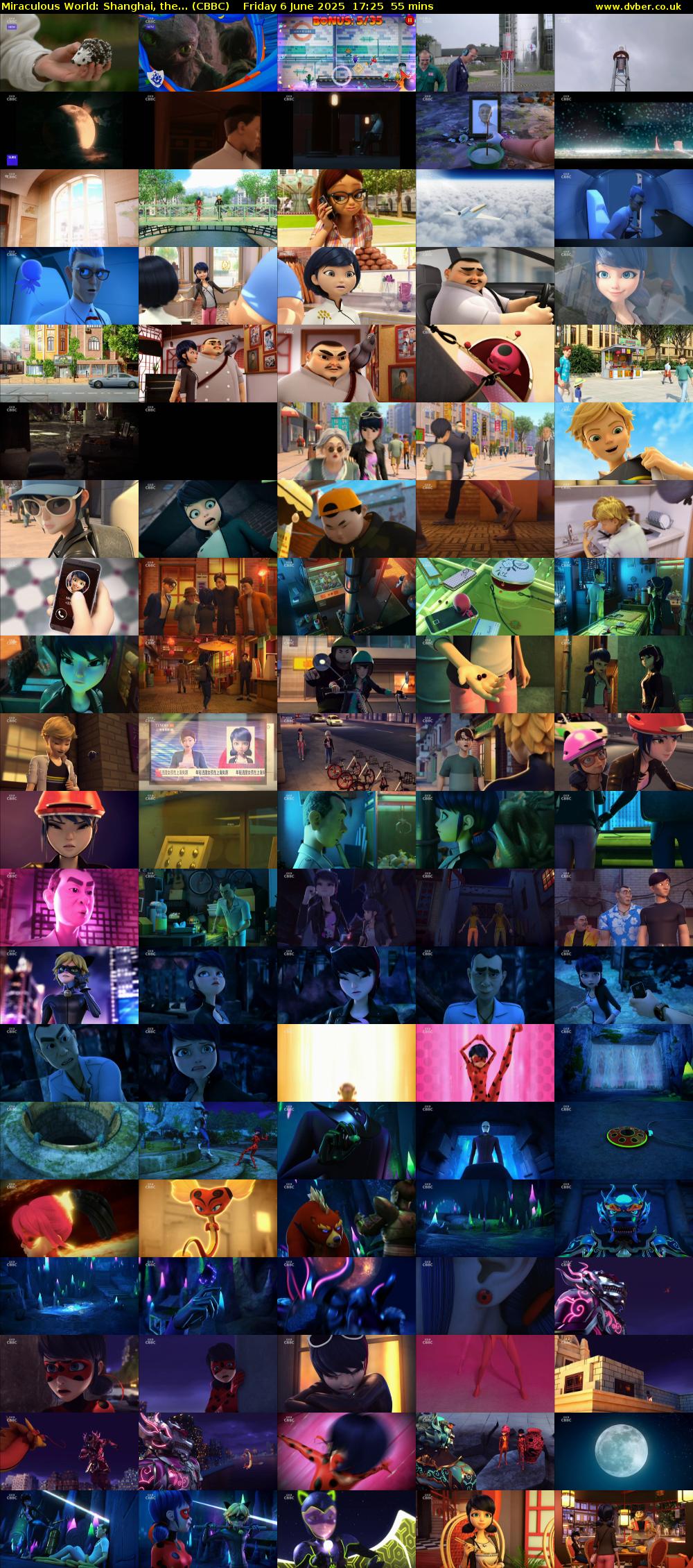 Miraculous World: Shanghai, the... (CBBC) Friday 6 June 2025 17:25 - 18:20