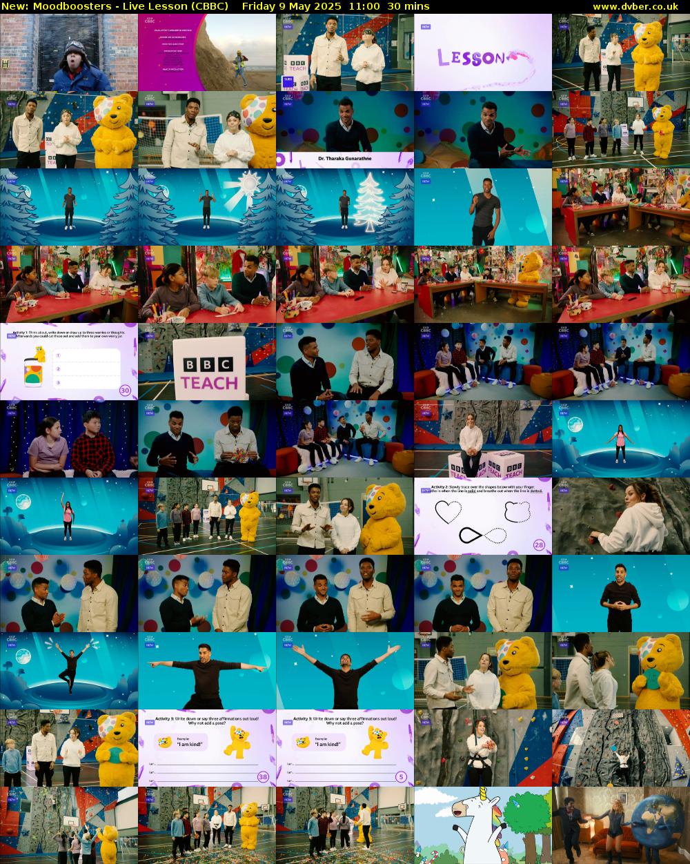 Moodboosters - Live Lesson (CBBC) Friday 9 May 2025 11:00 - 11:30