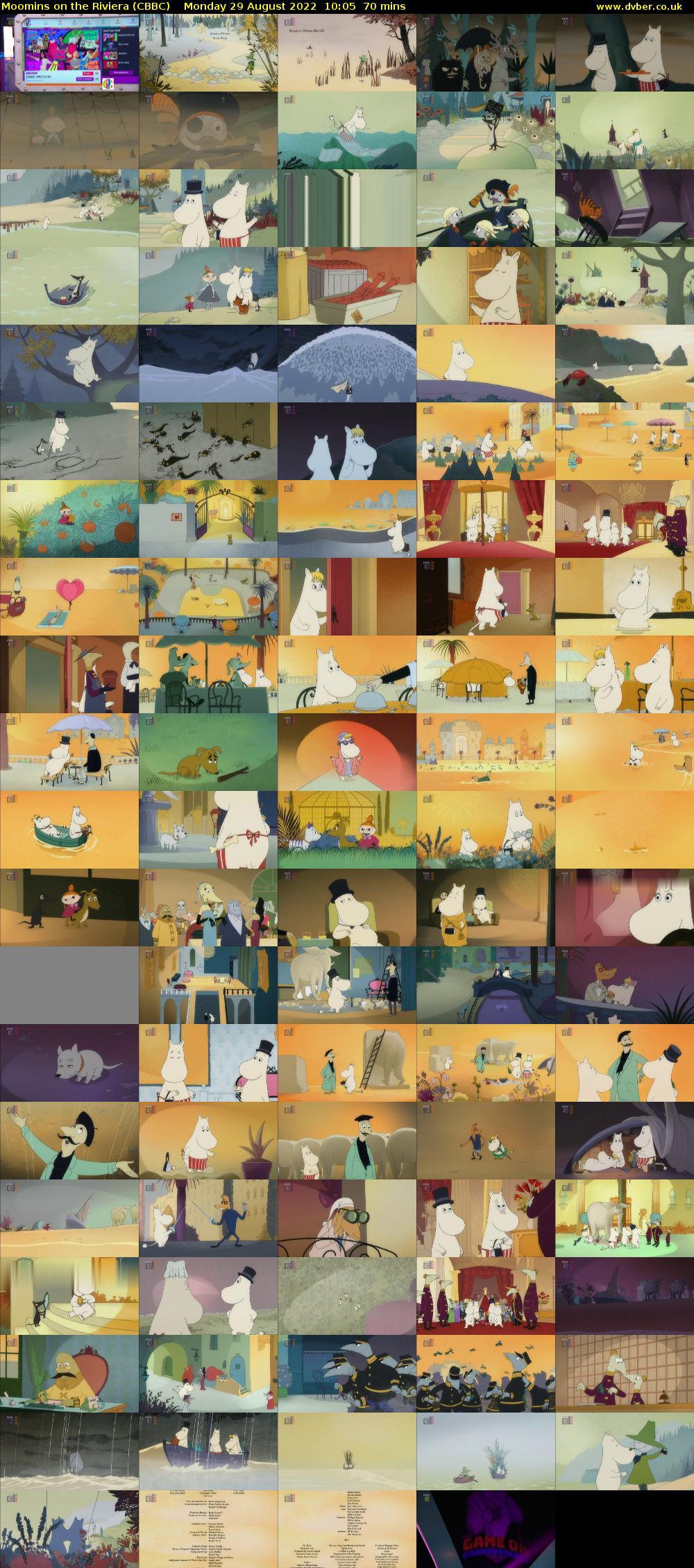 Moomins on the Riviera (CBBC) Monday 29 August 2022 10:05 - 11:15