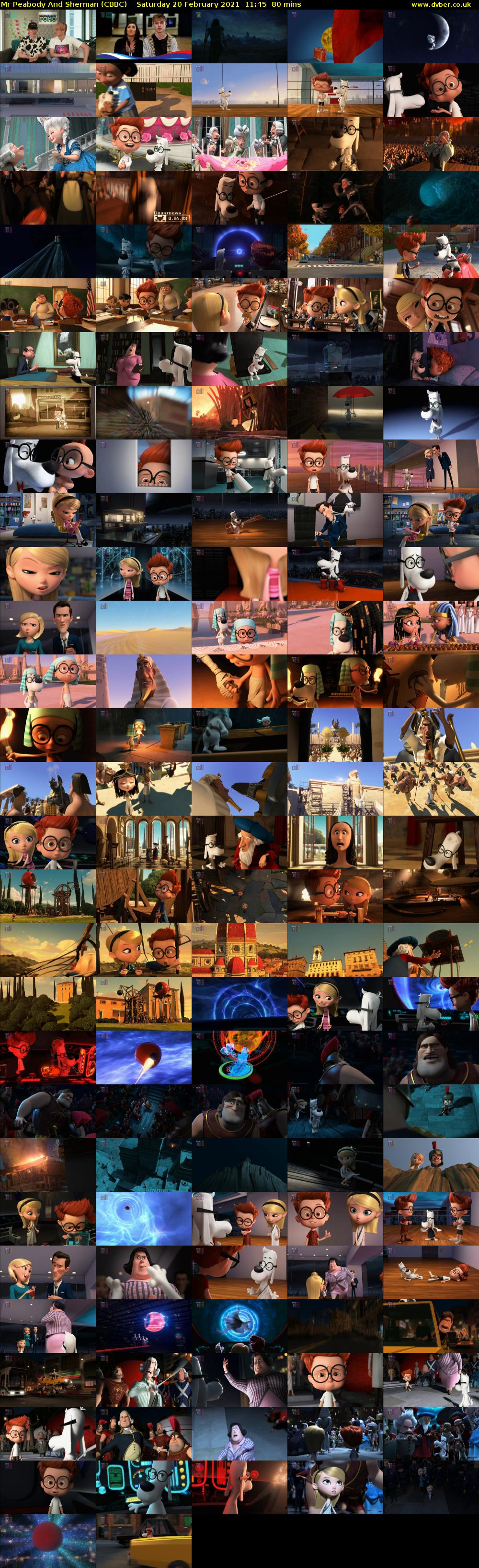 Mr Peabody And Sherman (CBBC) Saturday 20 February 2021 11:45 - 13:05