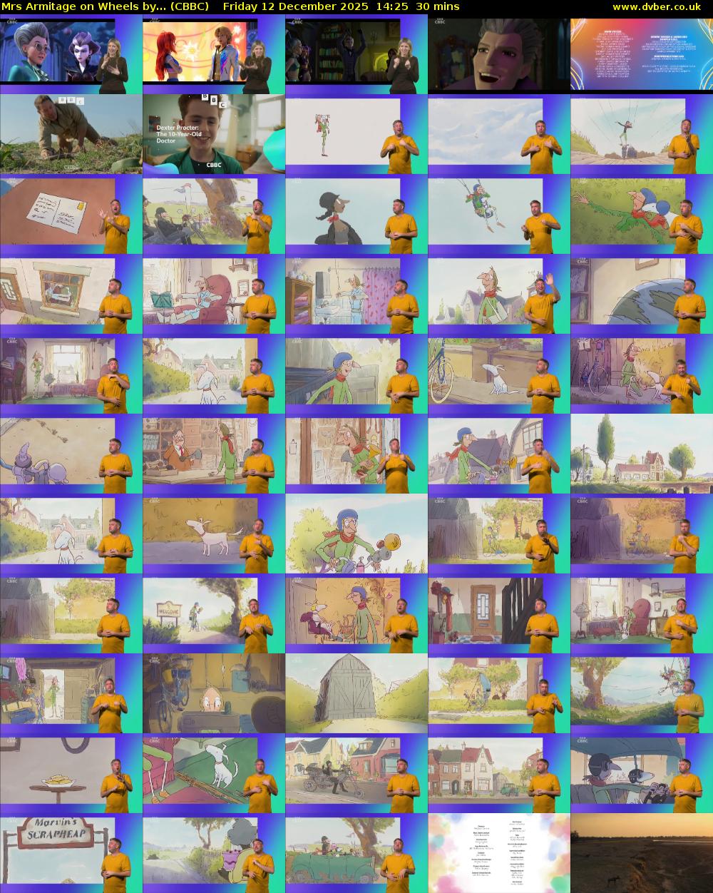 Mrs Armitage on Wheels by... (CBBC) Friday 12 December 2025 14:25 - 14:55