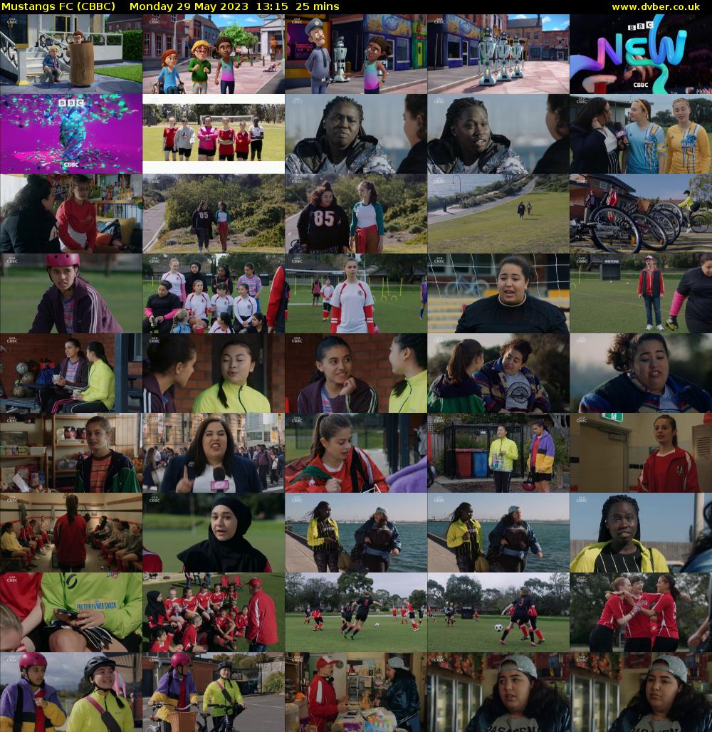 Mustangs FC (CBBC) Monday 29 May 2023 13:15 - 13:40