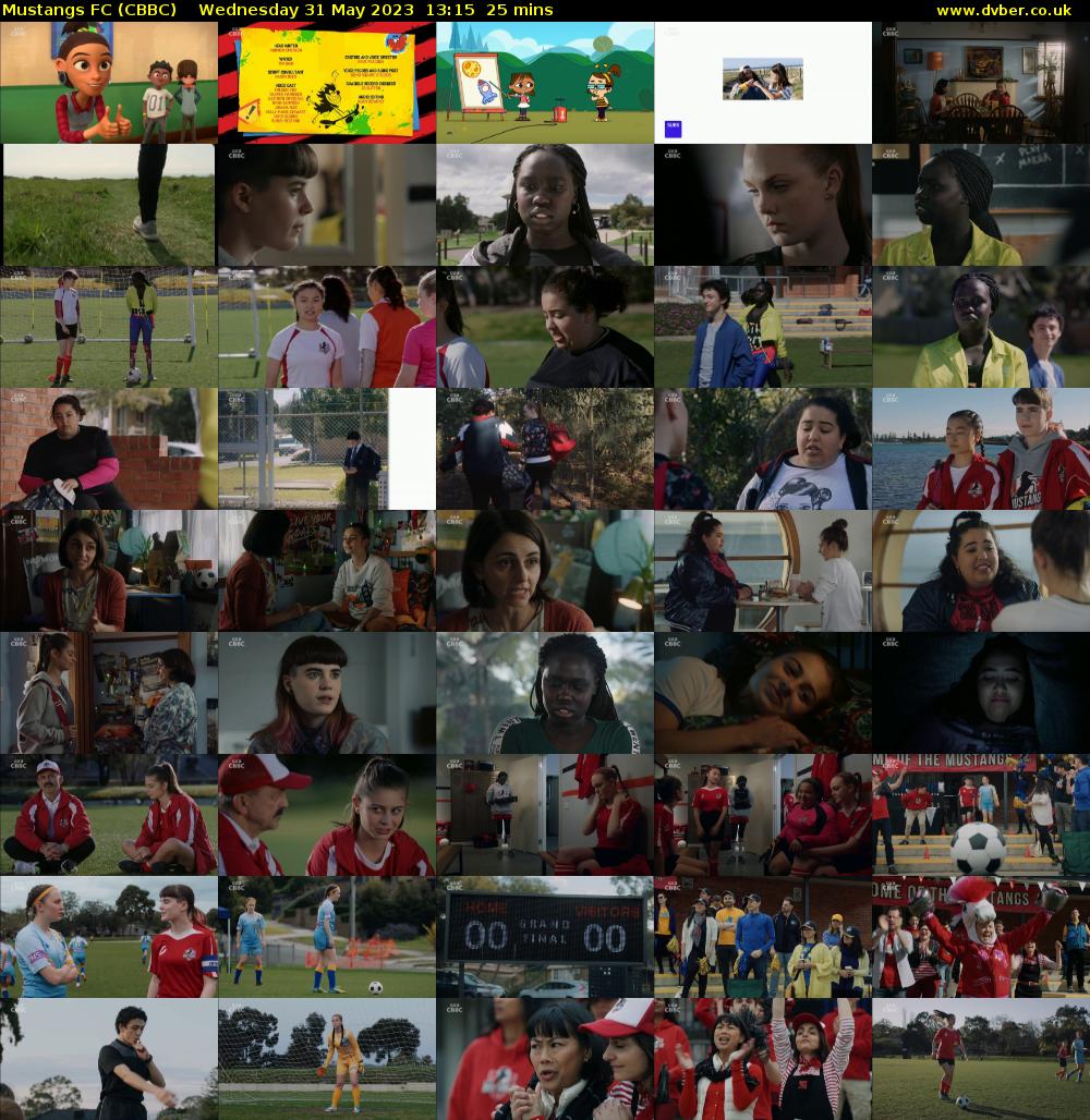 Mustangs FC (CBBC) Wednesday 31 May 2023 13:15 - 13:40