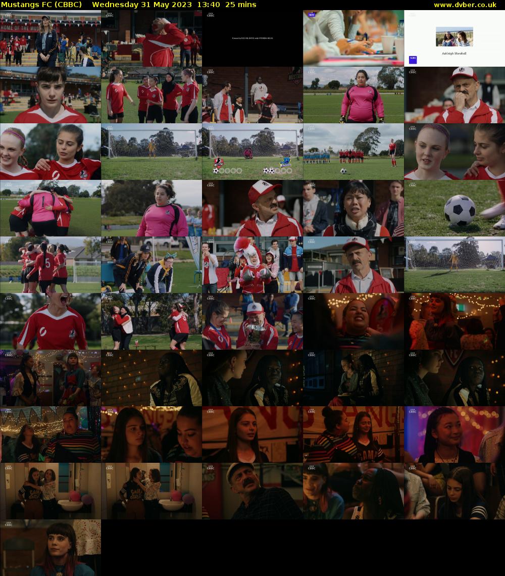 Mustangs FC (CBBC) Wednesday 31 May 2023 13:40 - 14:05