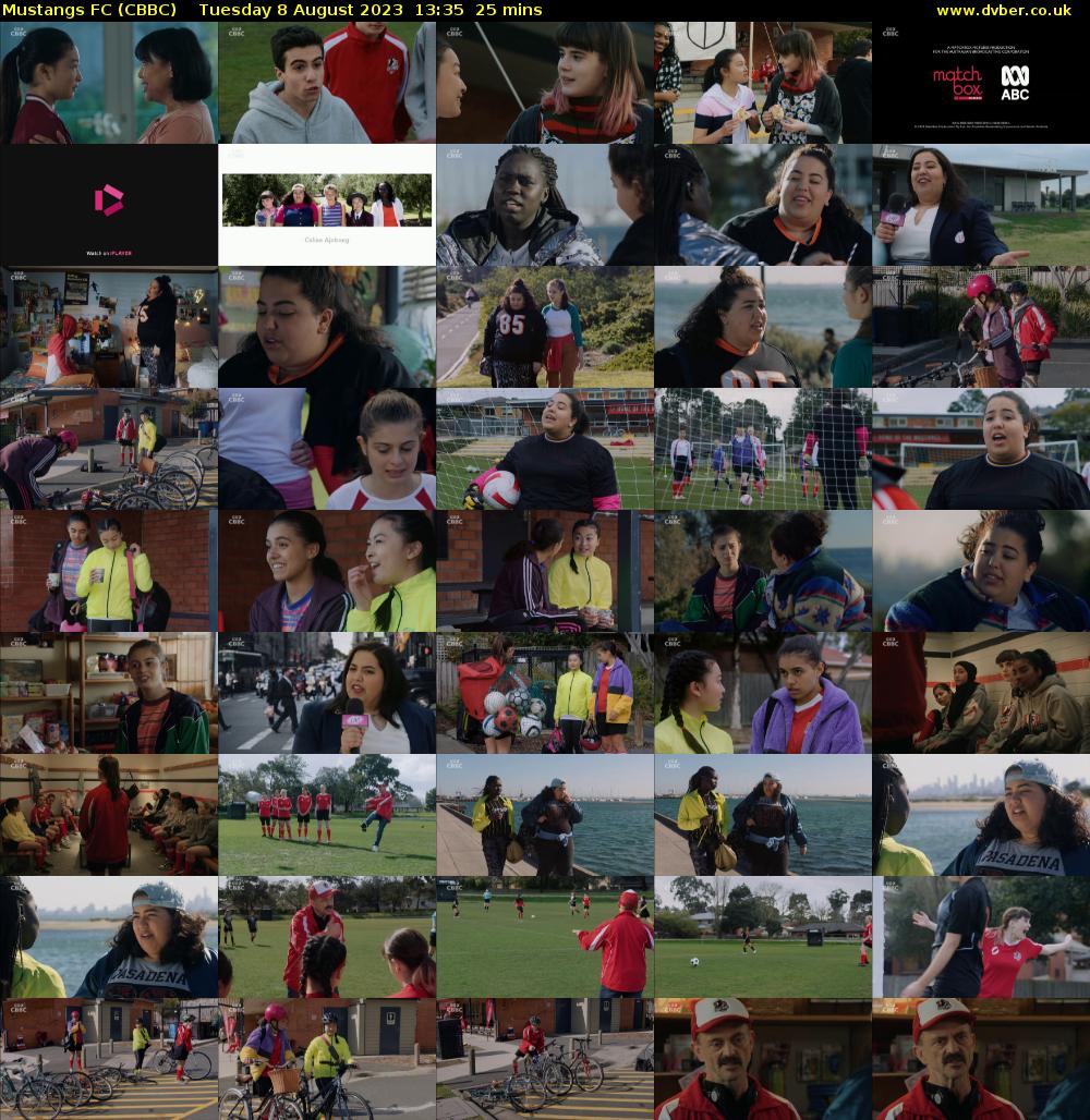 Mustangs FC (CBBC) Tuesday 8 August 2023 13:35 - 14:00