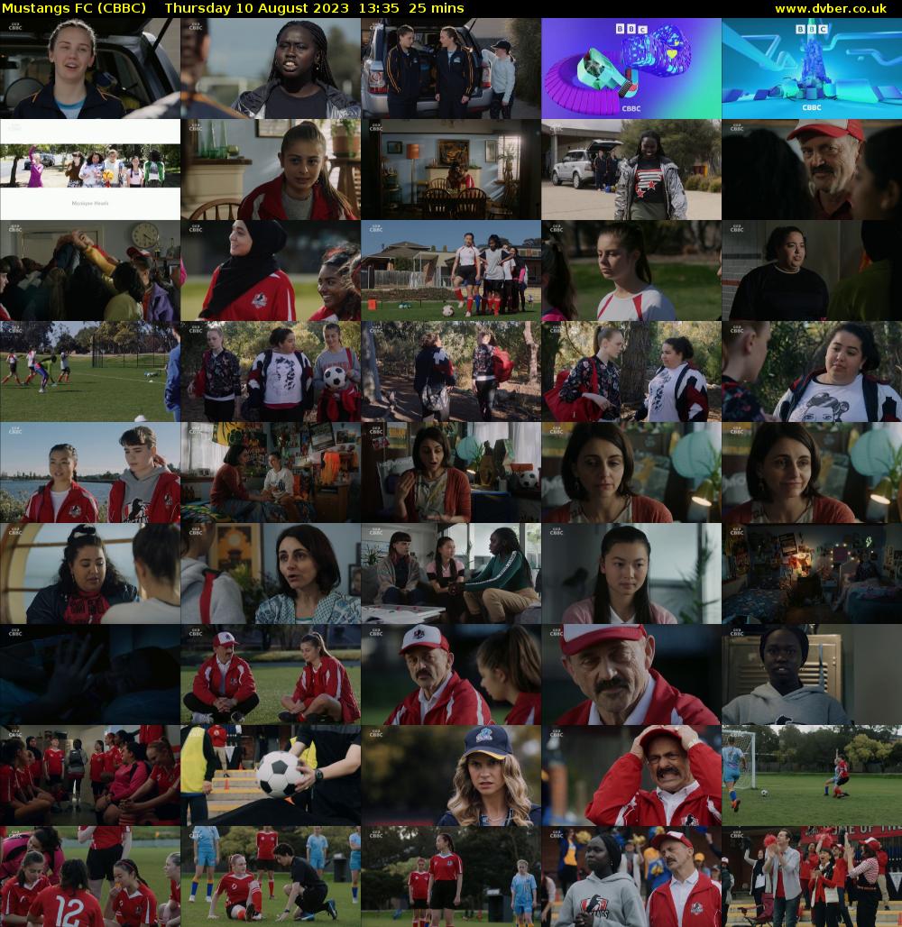 Mustangs FC (CBBC) Thursday 10 August 2023 13:35 - 14:00
