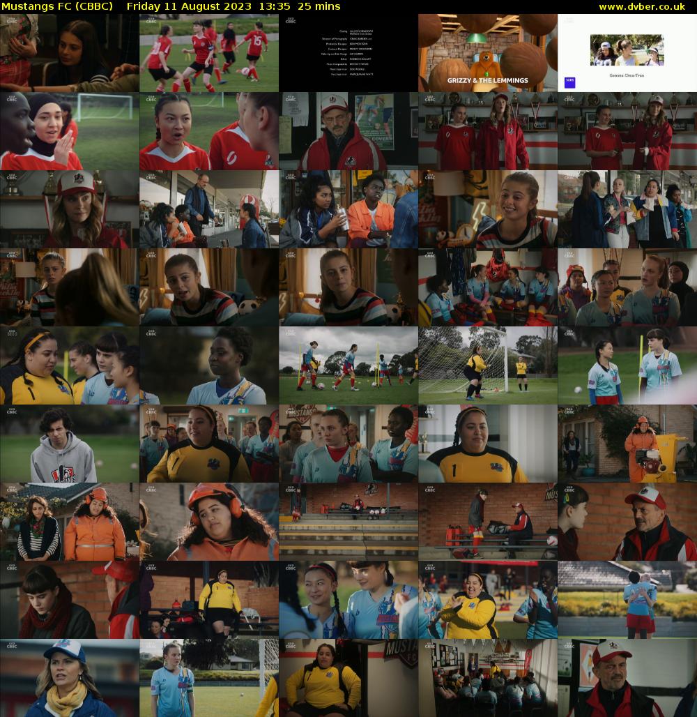 Mustangs FC (CBBC) Friday 11 August 2023 13:35 - 14:00