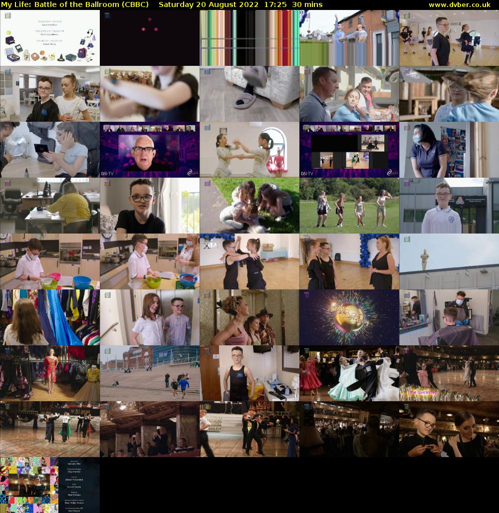 My Life: Battle of the Ballroom (CBBC) Saturday 20 August 2022 17:25 - 17:55