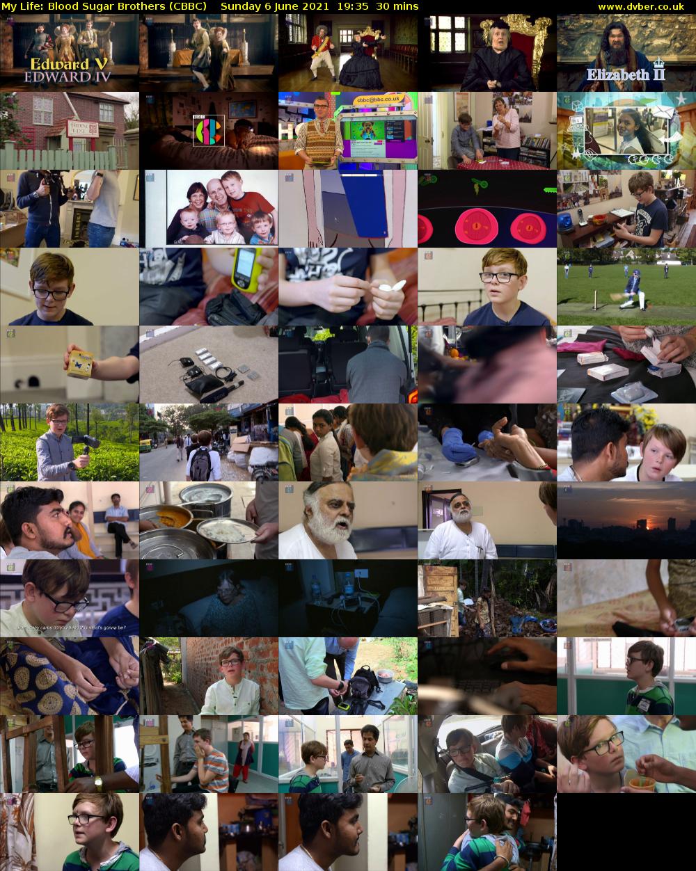 My Life: Blood Sugar Brothers (CBBC) Sunday 6 June 2021 19:35 - 20:05