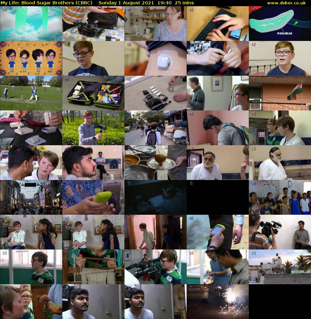 My Life: Blood Sugar Brothers (CBBC) Sunday 1 August 2021 19:40 - 20:05