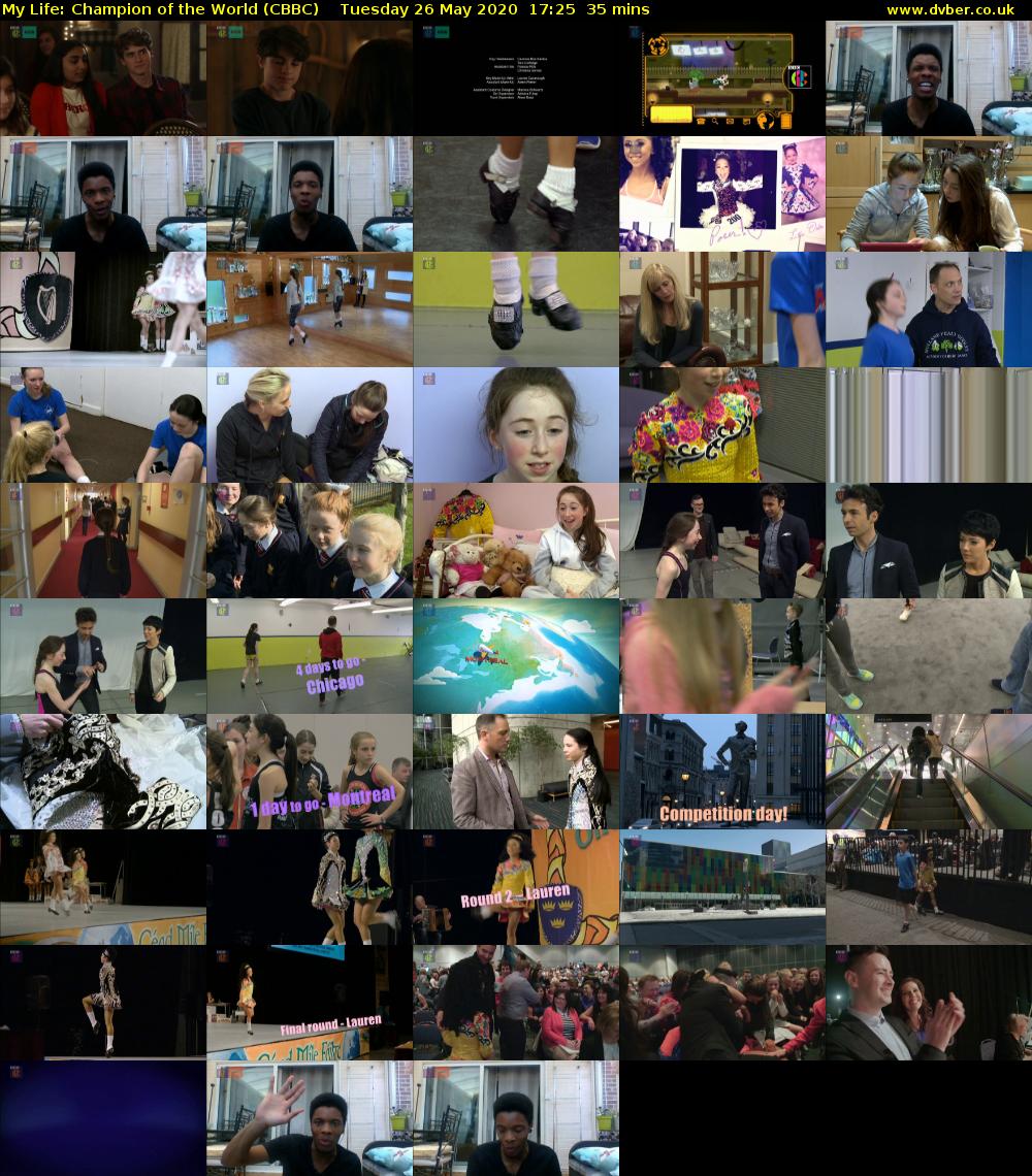 My Life: Champion of the World (CBBC) Tuesday 26 May 2020 17:25 - 18:00