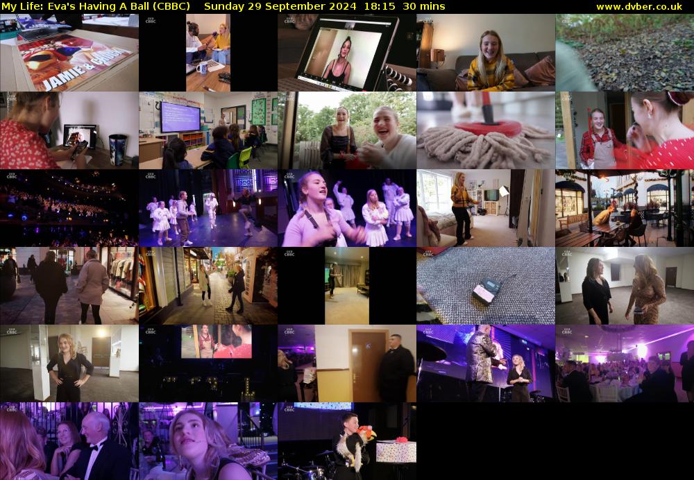 My Life: Eva's Having a Ball (CBBC) Sunday 29 September 2024 18:15 - 18:45