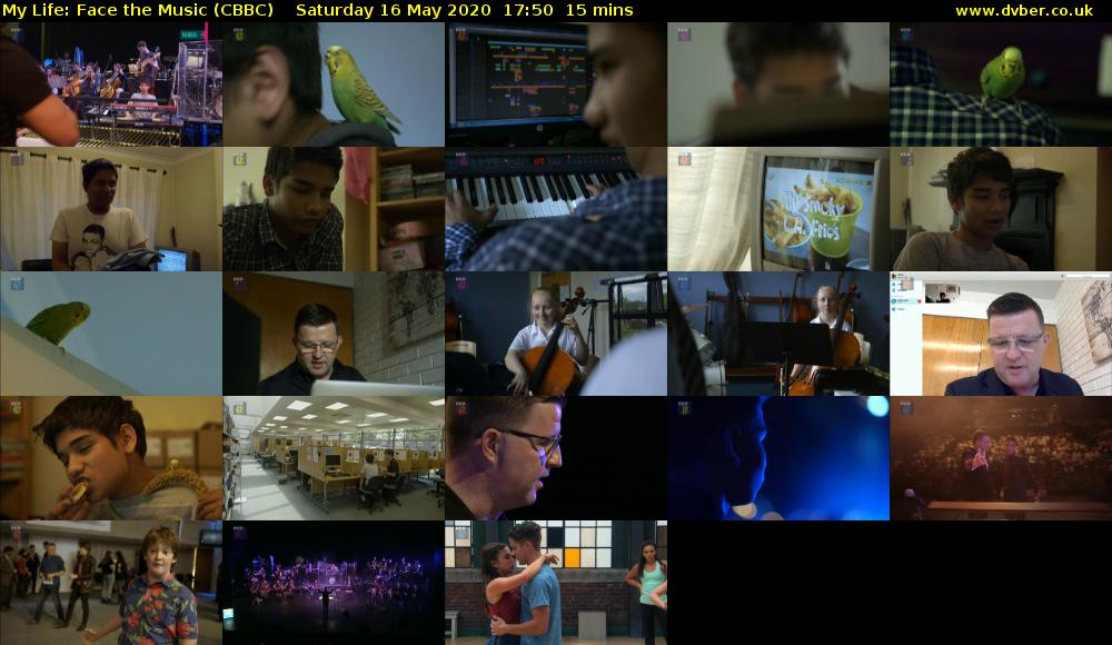 My Life: Face the Music (CBBC) Saturday 16 May 2020 17:50 - 18:05