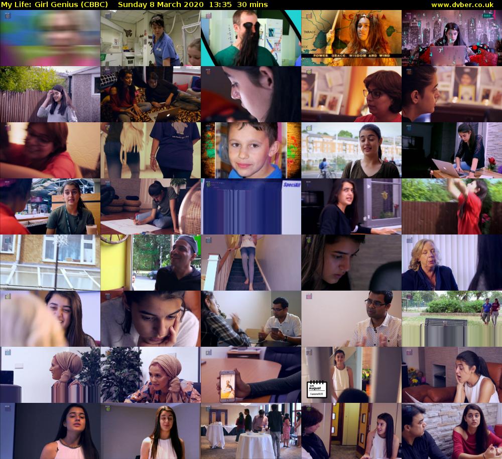 My Life: Girl Genius (CBBC) Sunday 8 March 2020 13:35 - 14:05