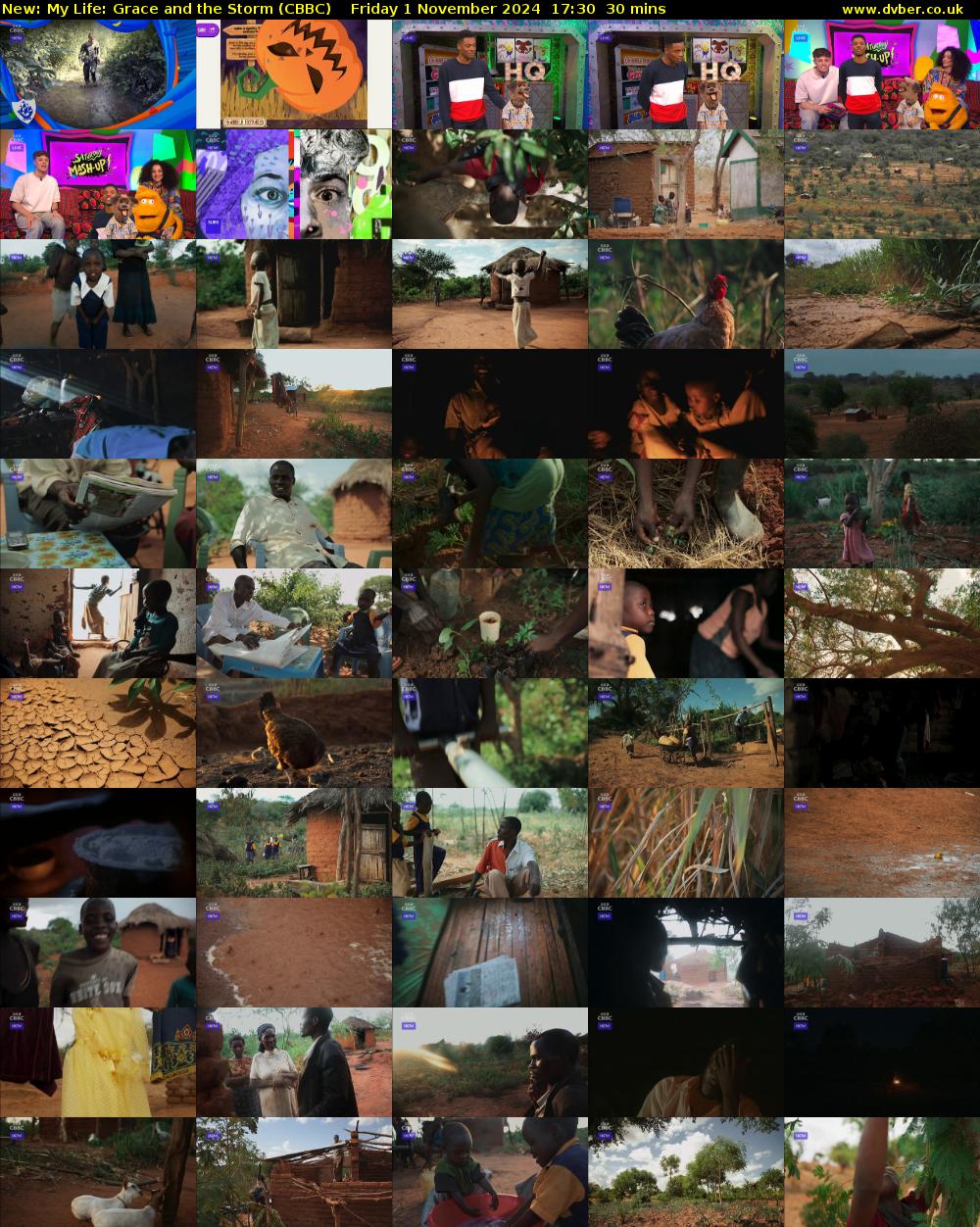 My Life: Grace and the Storm (CBBC) Friday 1 November 2024 17:30 - 18:00