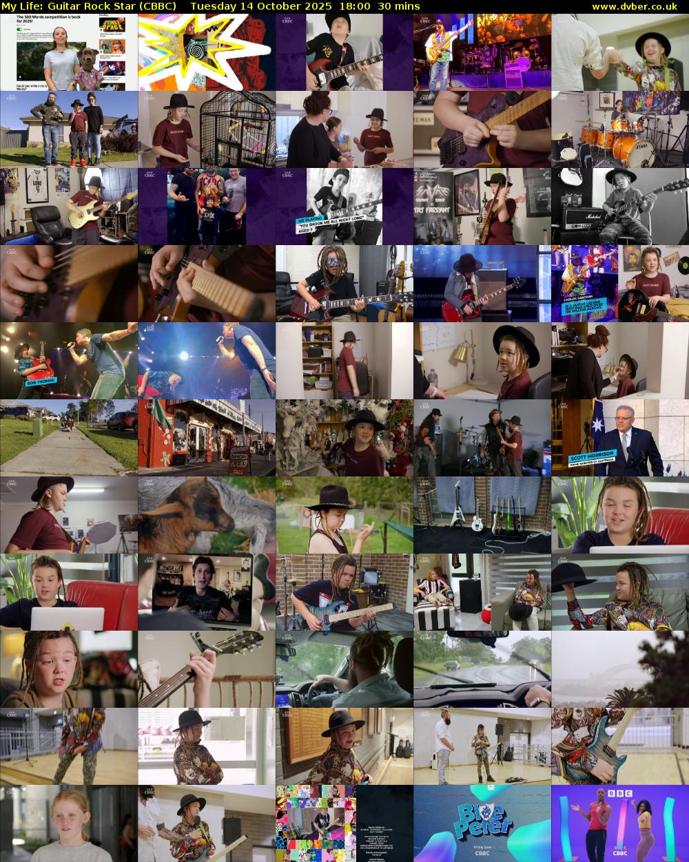 My Life: Guitar Rock Star (CBBC) Tuesday 14 October 2025 18:00 - 18:30