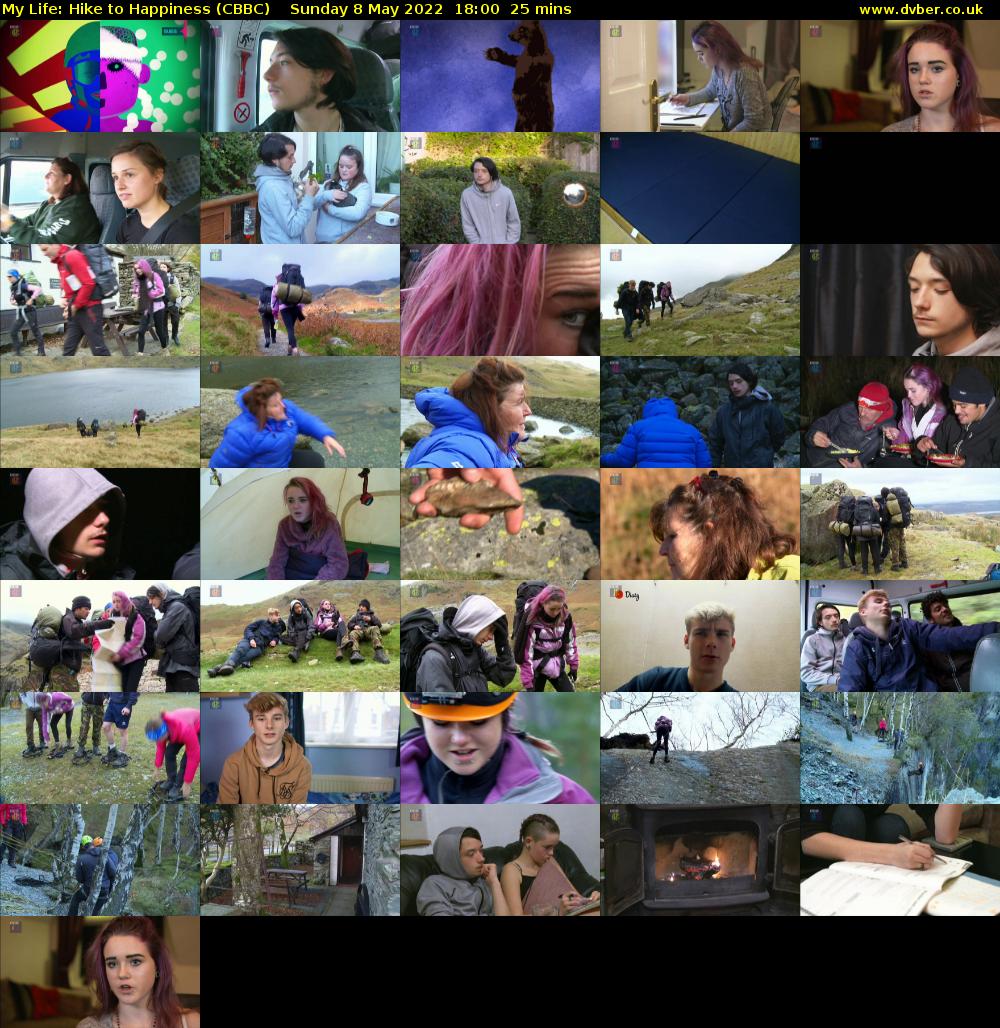 My Life: Hike To Happiness (CBBC) Sunday 8 May 2022 18:00 - 18:25